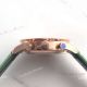 Swiss IWC Portuguese V2 Best Edition Replica Watch Green Leather Rose Gold A79350 (6)_th.jpg
